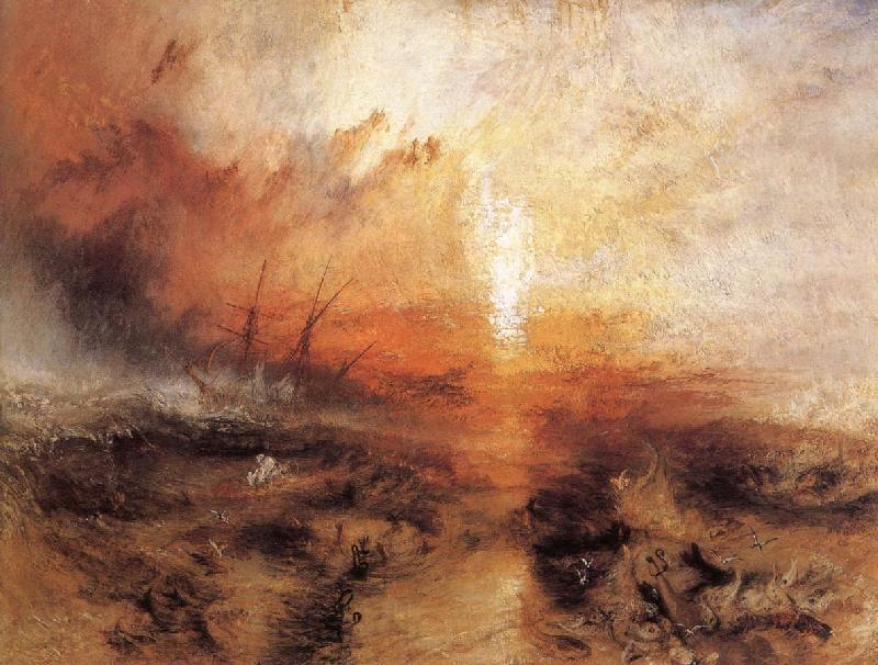 J.M.W. Turner Slavers throwing overboard the Dead and Dying Spain oil painting art